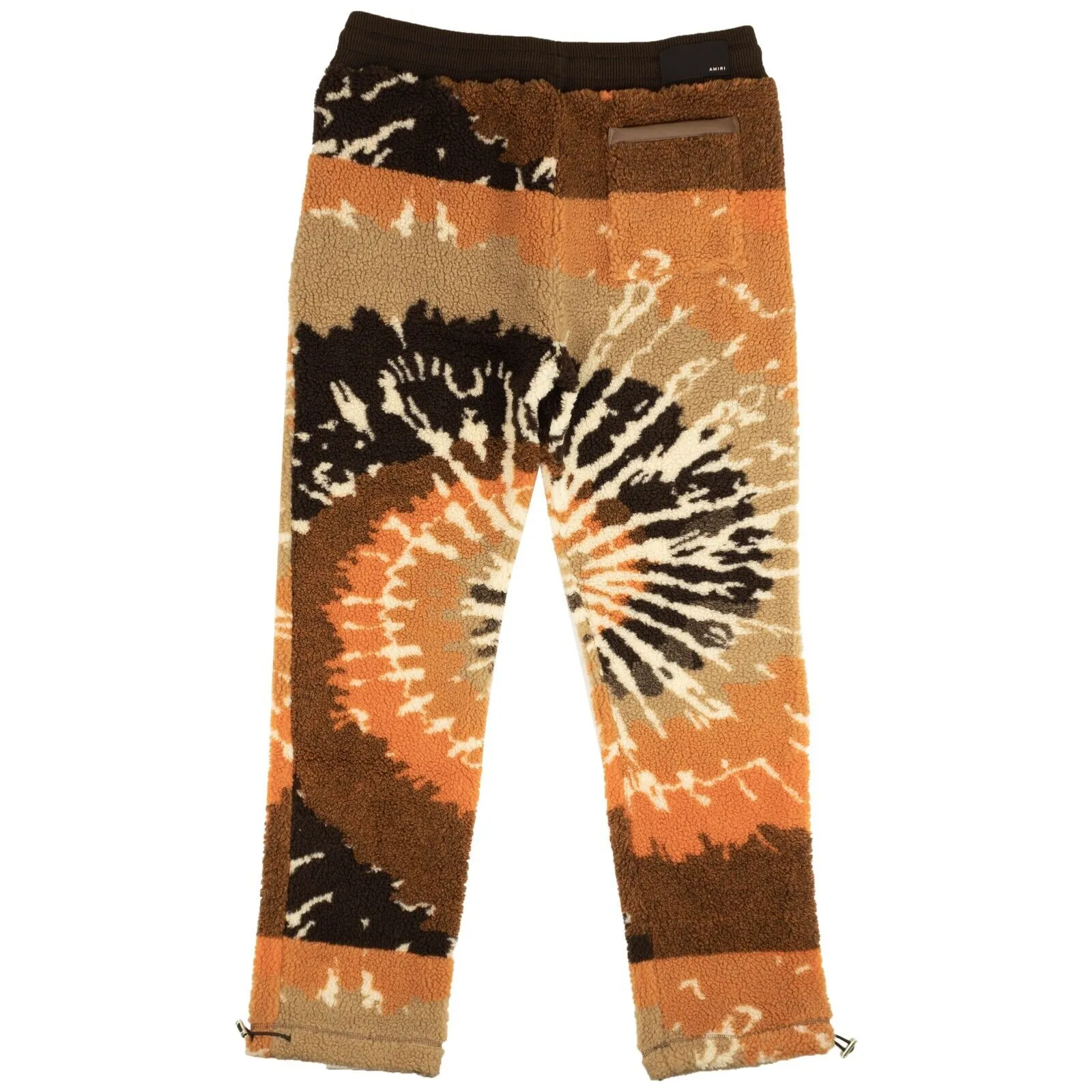 AMIRI Orange & Black Tie Dye Polar Track Pants