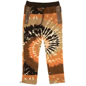 AMIRI Orange & Black Tie Dye Polar Track Pants