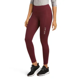 ARIAT WOMENS TEK TIGHT WINDSOR WINE EMBOSSED