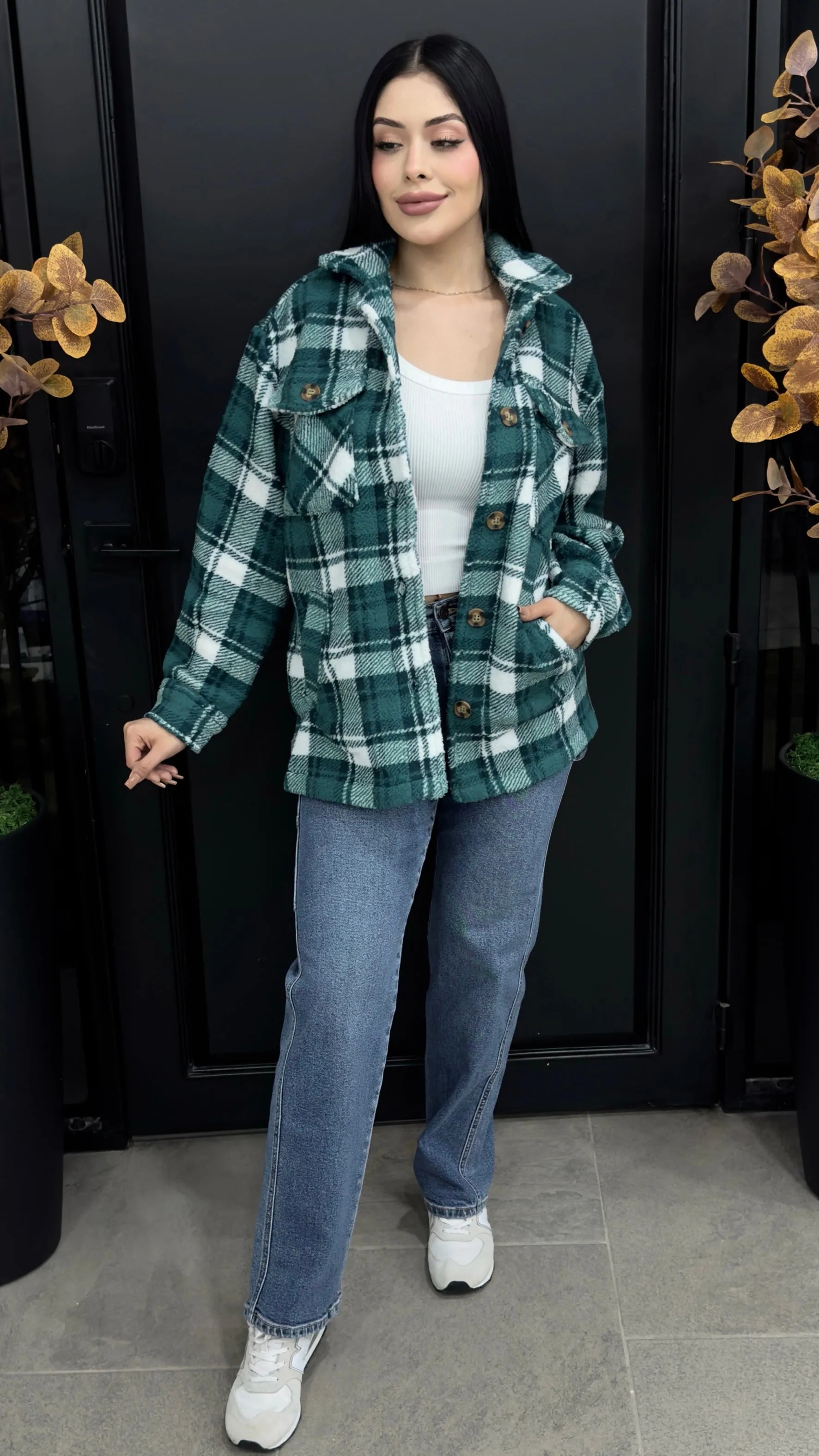 AUSTIN GREEN FLANNEL