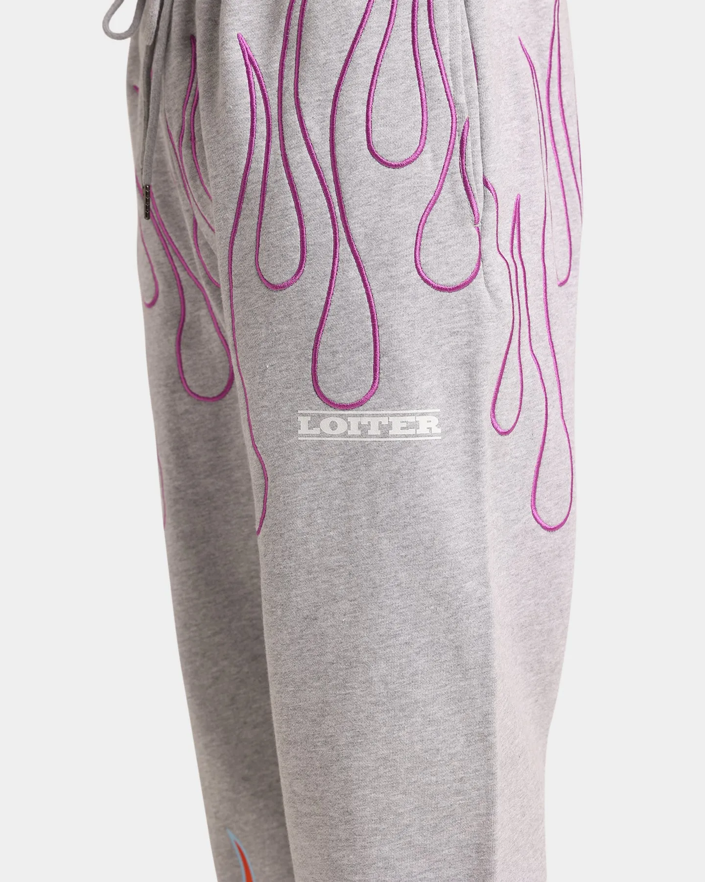 Loiter Combat Track Pants Grey