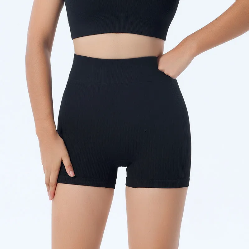 mondmi Ribbed Seamless Long-Sleeve Yoga Set for Women, featuring a Yoga Tank Top and Integrated Yoga Pants, Fitness Leggings B02