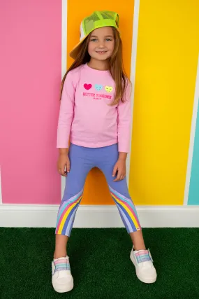 Rainbow Cropped Leggings