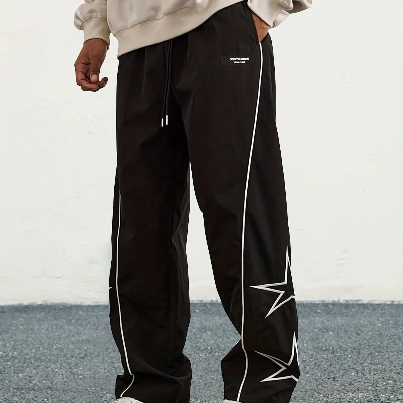 Star-Stripe Track Pants