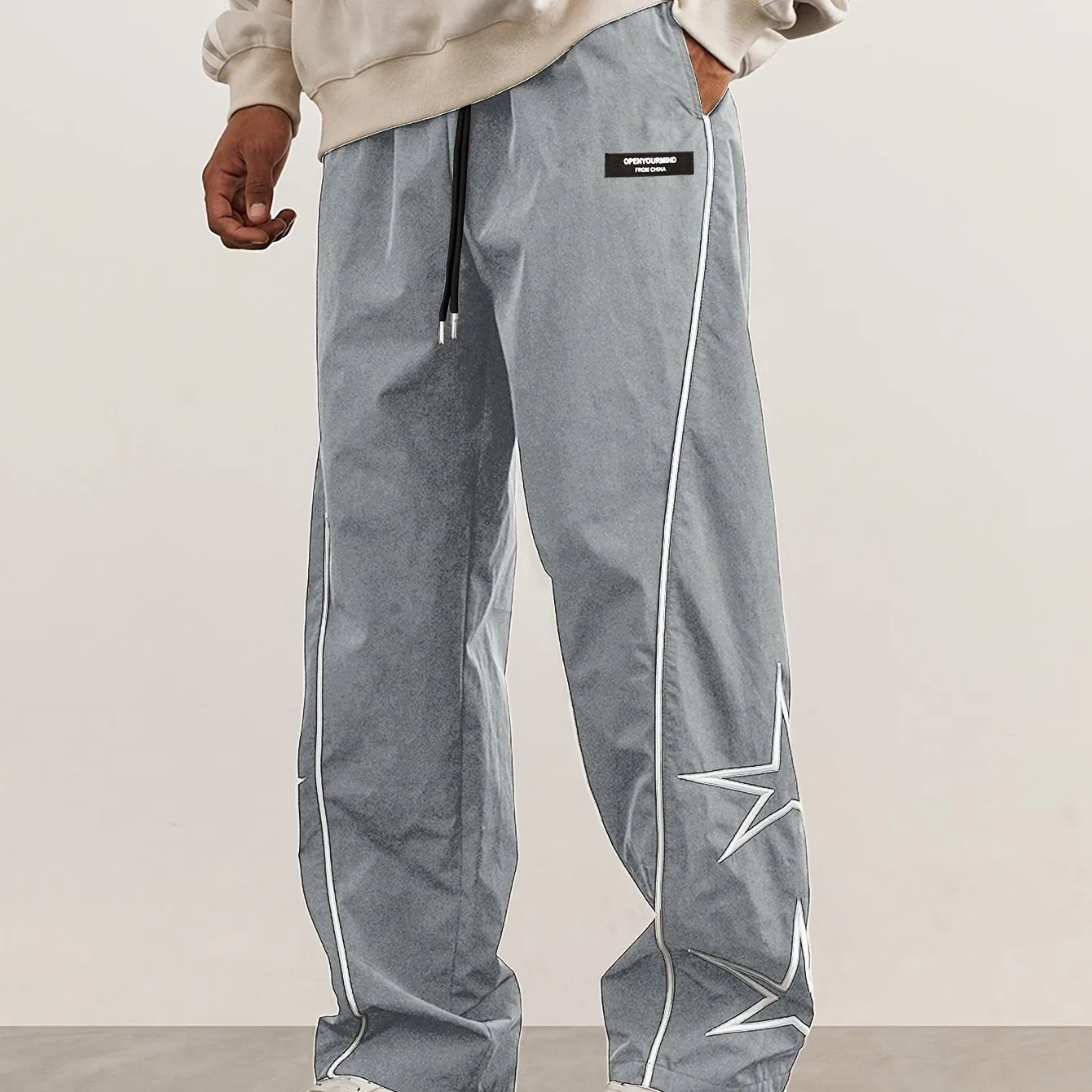 Star-Stripe Track Pants