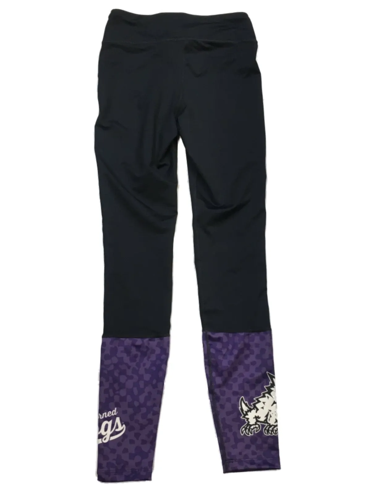 TCU Horned Frogs Under Armour Compression WOMEN Black Legging Pants (S)