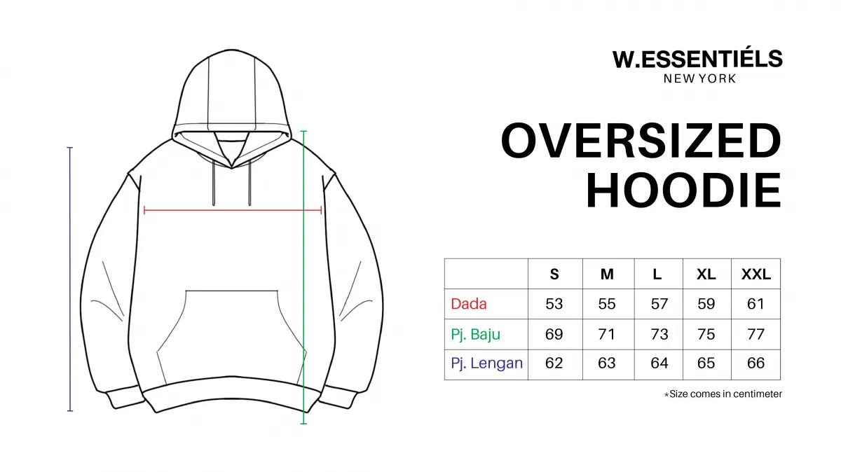 W.Essentiels Merle Oversize Hoodie Black