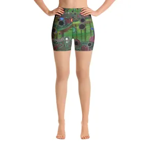 Yoga Shorts - Particles